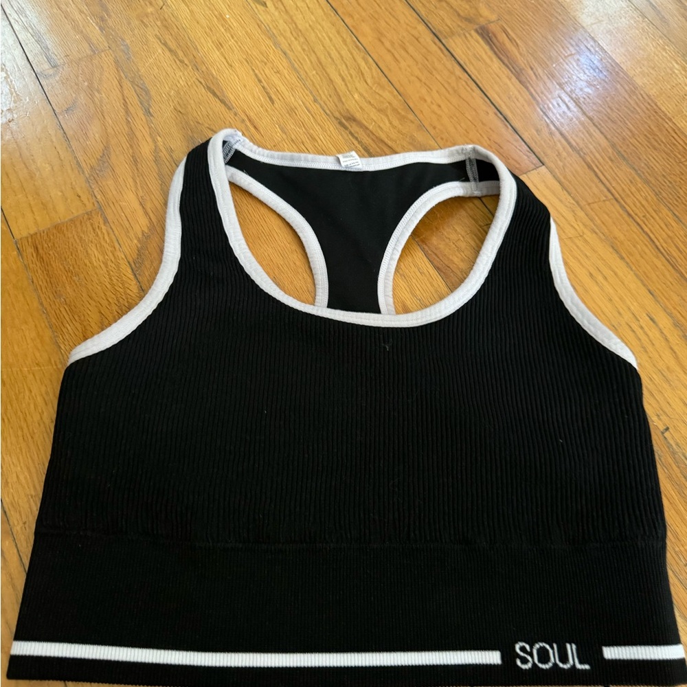 SOUL by Soulcycle longline sports bra in L